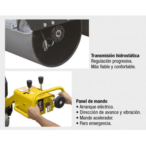 Rodillo 740 kg. Hidrostático Imcoinsa